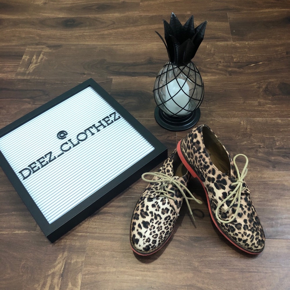 Cheetah Loafers Size 7